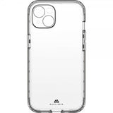 Black Rock iPhone 14 -suojakotelo 360° Real Glass Case, musta/kirkas