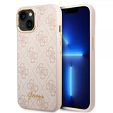 Guess iPhone 13/14/15 Kuori 4G Logo Pinkki