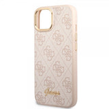 Guess iPhone 13/14/15 Kuori 4G Logo Pinkki