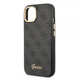 Guess iPhone 13/14/15 Kuori 4G Logo Musta
