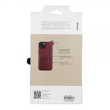 Buffalo iPhone 13/iPhone 14 -suojakuori korttipaikoilla, ruskea