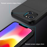 iPhone 14 Kuori Korttipidike Musta