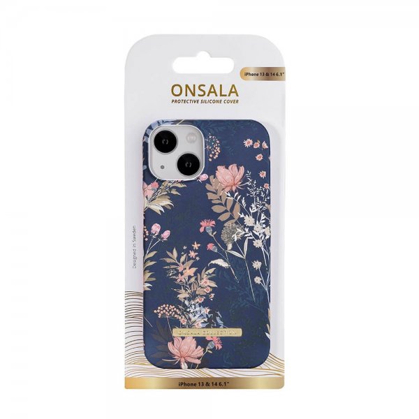 Onsala iPhone 13/iPhone 14 Kuori Fashion Edition Dark Flower