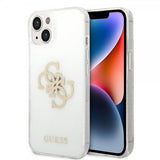 Guess iPhone 14 Kuori Full Glitter Transparent