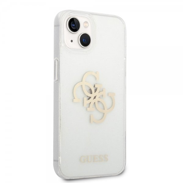 Guess iPhone 14 Kuori Full Glitter Transparent
