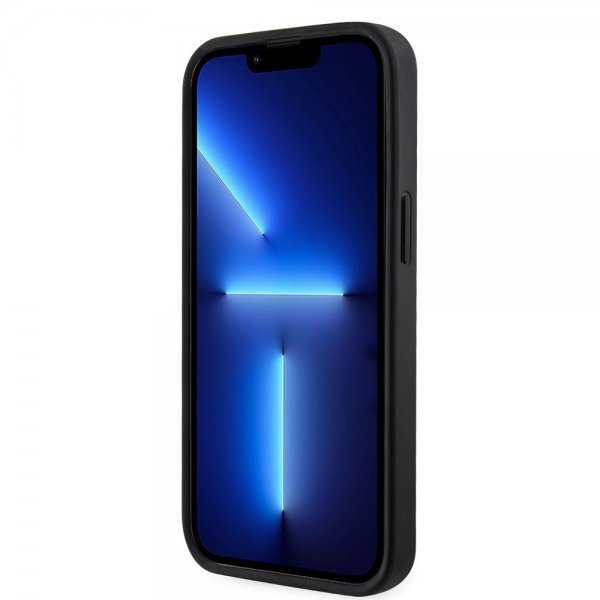 Guess iPhone 14 -suojakuori G Cube MagSafe Musta