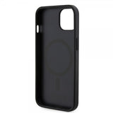 Guess iPhone 14 -suojakuori G Cube MagSafe Musta