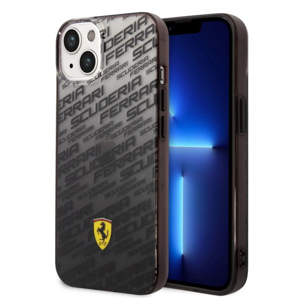 Ferrari iPhone 14 -suojakuori Gradient Scuderia, musta