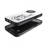 Adidas iPhone 14 Inlay Embroidery Case valkoinen musta