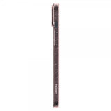 Spigen iPhone 14 -suojakuori Liquid Crystal Glitter Rose Quartz