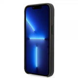 Karl Lagerfeld iPhone 14 -suojakuori, Logo Perforoitu Musta
