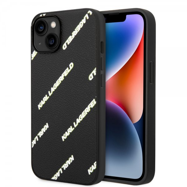 Karl Lagerfeld iPhone 14 Suojakuori Logomania Musta