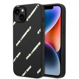 Karl Lagerfeld iPhone 14 Suojakuori Logomania Musta