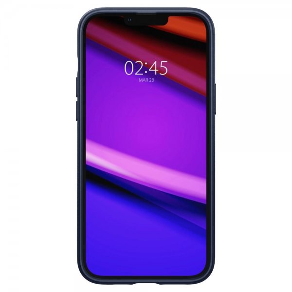 Spigen iPhone 14 -suojakuori Mag Armor MagFit Navy Blue