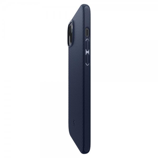 Spigen iPhone 14 -suojakuori Mag Armor MagFit Navy Blue
