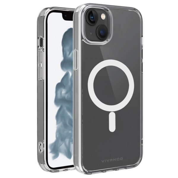 Vivanco iPhone 14 Suojakuori Mag Steady Transparent