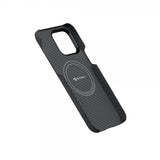 Pitaka iPhone 14 MagEZ Case 3 -suojakuori, musta/harmaa (Twill)