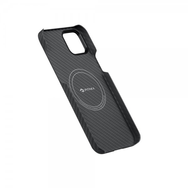 Pitaka iPhone 14 MagEZ Case 3 -suojakuori, musta/harmaa (Twill)