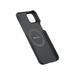 Pitaka iPhone 14 MagEZ Case 3 -suojakuori, musta/harmaa (Twill)