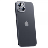 Benks iPhone 14 -kuori, mattamusta, läpinäkyvä