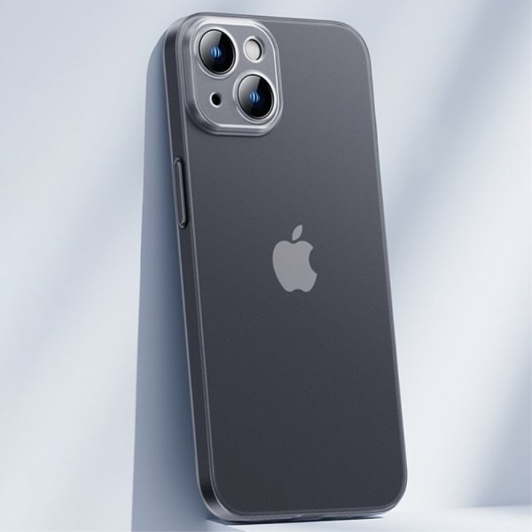 Benks iPhone 14 -kuori, mattamusta, läpinäkyvä