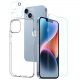 Northjo iPhone 14 Suojakuori näytönsuojalla ja kamerasuojalla 3-in-1