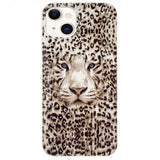iPhone 14 Kuori Aihe Valkoinen Tiikeri