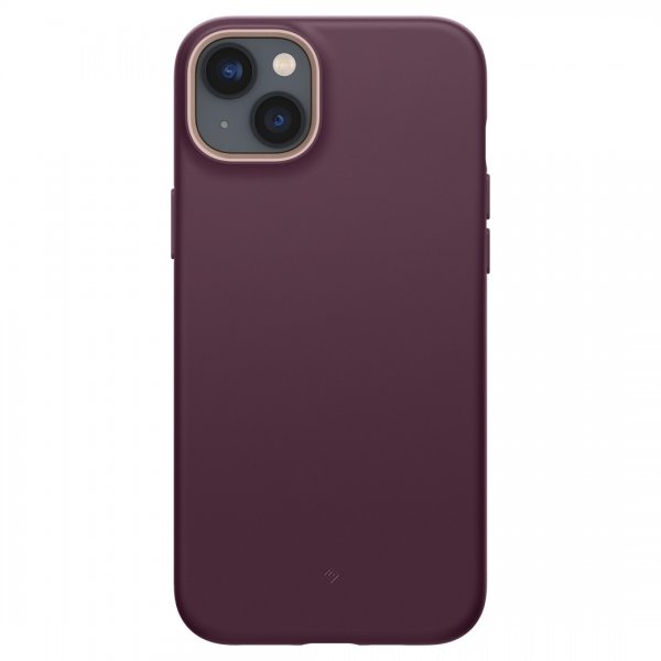 Caseology iPhone 14 -suojakotelo näytönsuojalla Nano Pop 360 Burgundy Bean