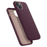 Caseology iPhone 14 -suojakotelo näytönsuojalla Nano Pop 360 Burgundy Bean