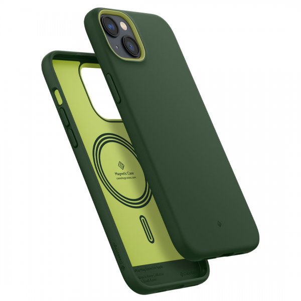 Caseology iPhone 14 -suojakuori Nano Pop Mag Avo Green