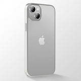 X-Level iPhone 14 -suojakuori Nature Color Series Silver