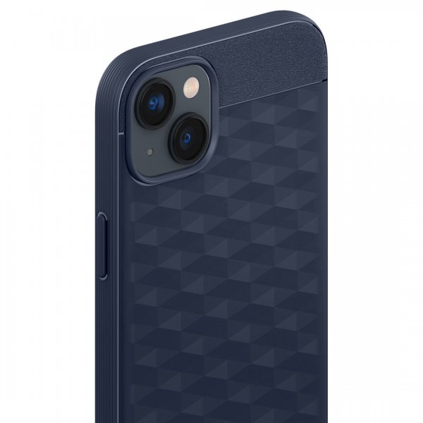 Caseology iPhone 14 -suojakuori Parallax Mag Midnight Blue