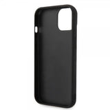 Karl Lagerfeld iPhone 14 Suojakuori Tikattu Nylon Puffy Case Ikonik Pin Musta