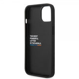 BMW iPhone 14 Quilted kuori musta