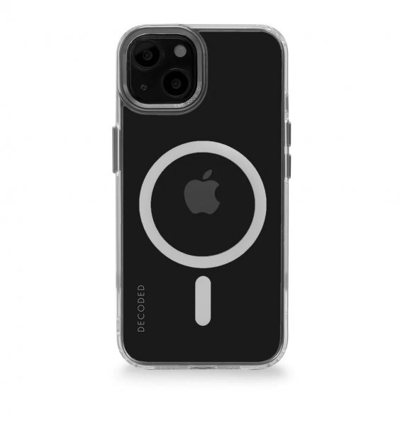 Decoded iPhone 14 -kuori Kierrätetty muovinen takakuori kirkas