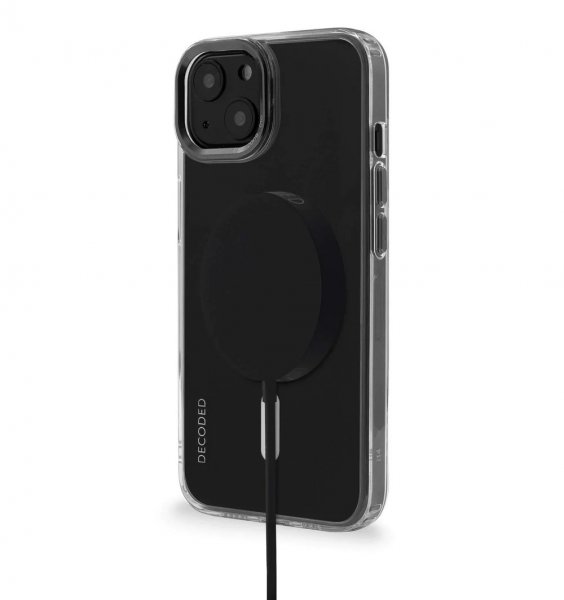 Decoded iPhone 14 -kuori Kierrätetty muovinen takakuori kirkas