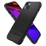 Spigen iPhone 14 -suojakuori Rugged Armor MagFit Matte Black