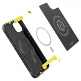 Spigen iPhone 14 -suojakuori Rugged Armor MagFit Matte Black