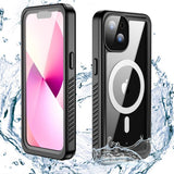 4smarts iPhone 14 -suojakuori, Rugged Case, vahva MagSafe, musta