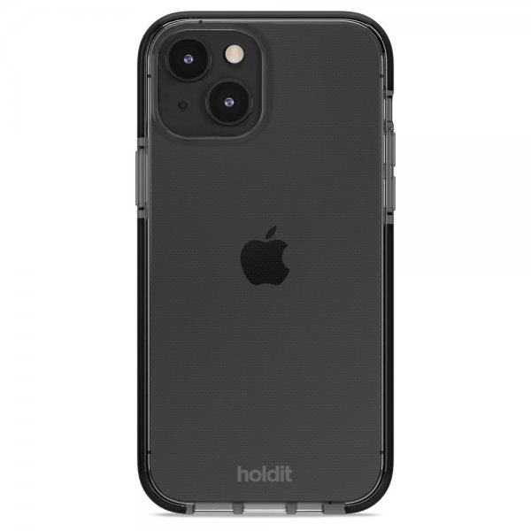 holdit iPhone 14 Suojakuori Seethru Musta