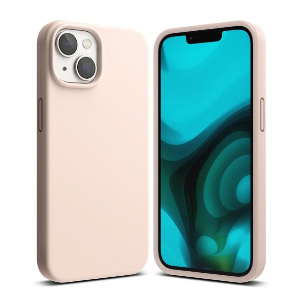 Ringke iPhone 14 silikonikuori, Pink Sand
