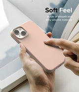 Ringke iPhone 14 silikonikuori, Pink Sand