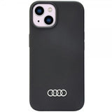 Audi iPhone 14 Silikonikuori Musta