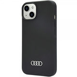 Audi iPhone 14 Silikonikuori Musta