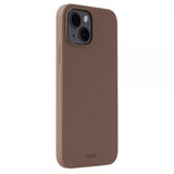 holdit iPhone 14 Silikonisuojakuori Tummanruskea