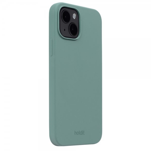 holdit iPhone 14 Silikonisuojakuori Moss Green