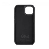 Onsala iPhone 13/iPhone 14 Silikonikuori Musta