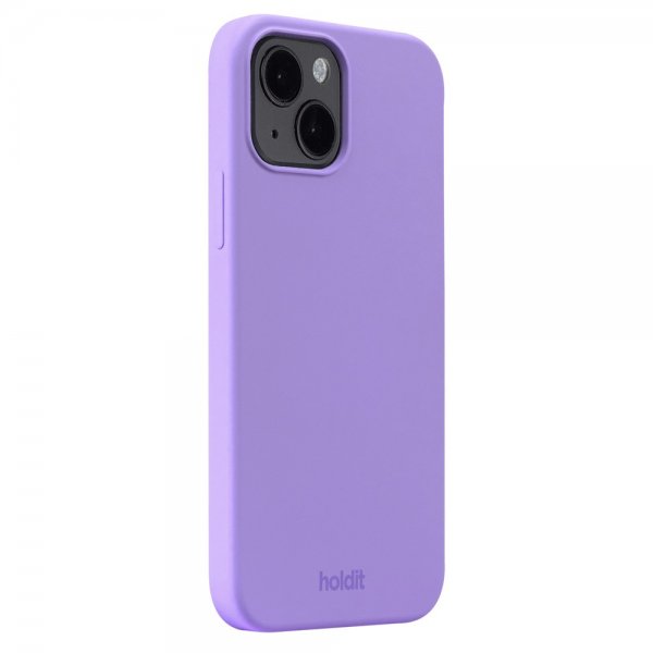 holdit iPhone 14 silikonikuori violetti