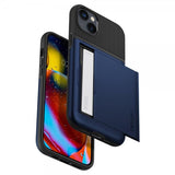 Spigen iPhone 14 -suojakotelo Slim Armor CS, Navy Blue