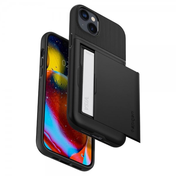 Spigen iPhone 14 -suojakotelo Slim Armor CS, musta
